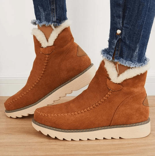 Comfortable suede casual shoes for women