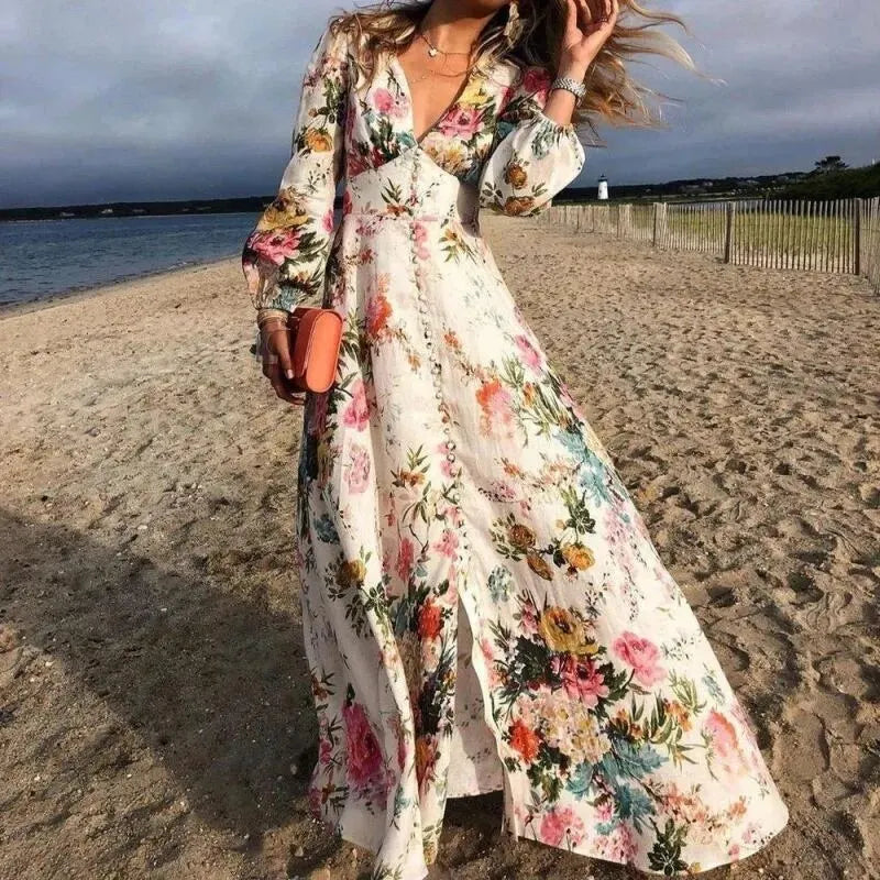 Charming floral dress for women