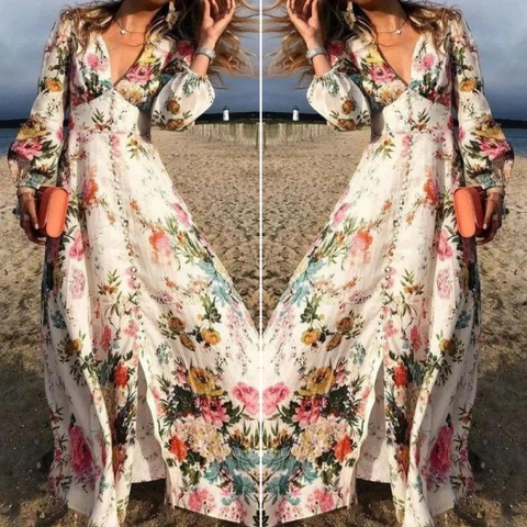 Charming floral dress for women