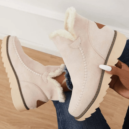 Comfortable suede casual shoes for women